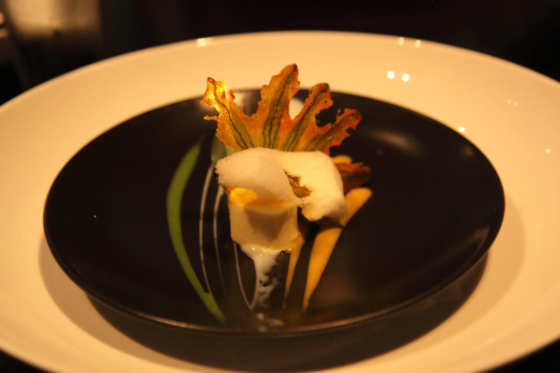 Alinea, Chicago. Course detail.