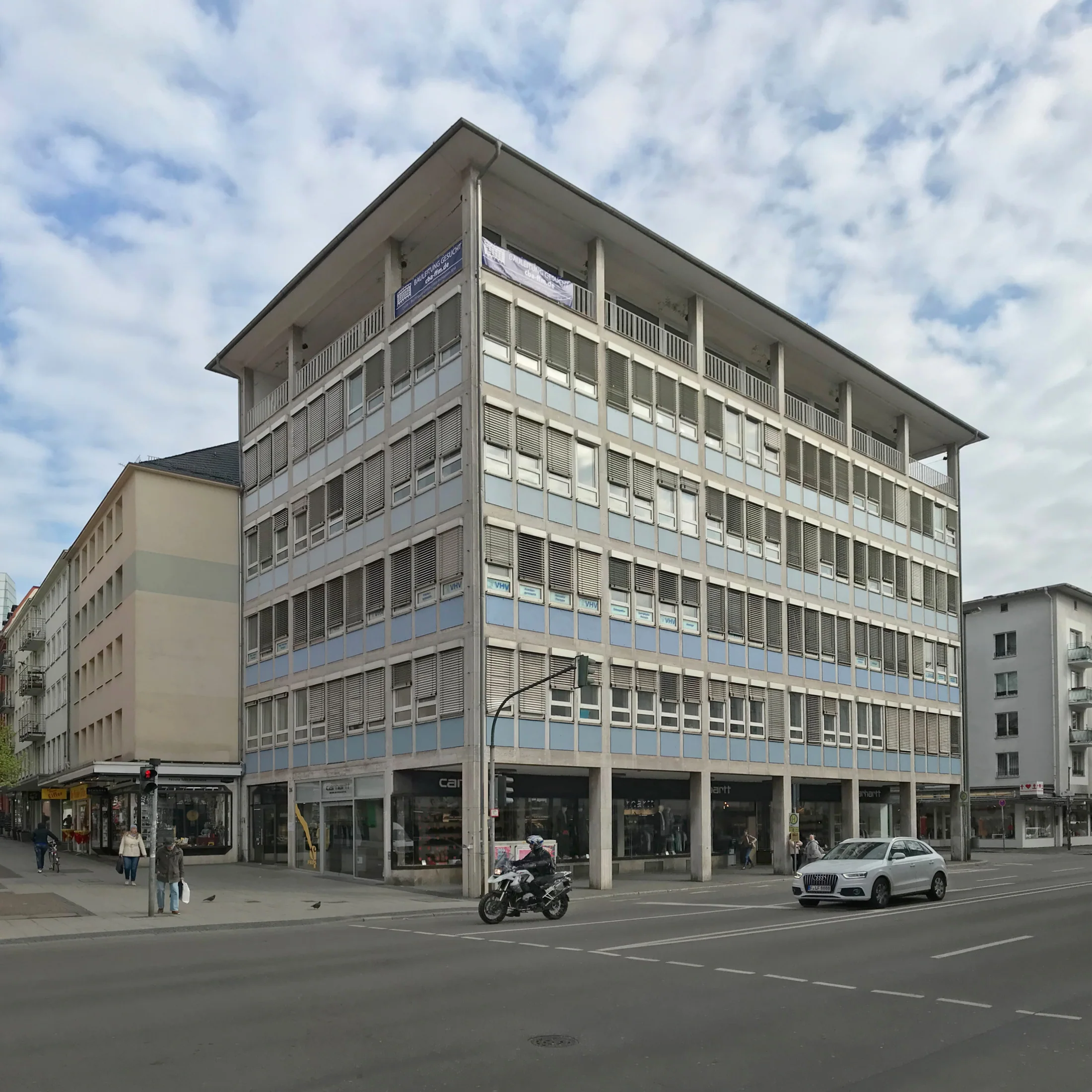 Carhartt WIP Frankfurt. Corner frontage.
